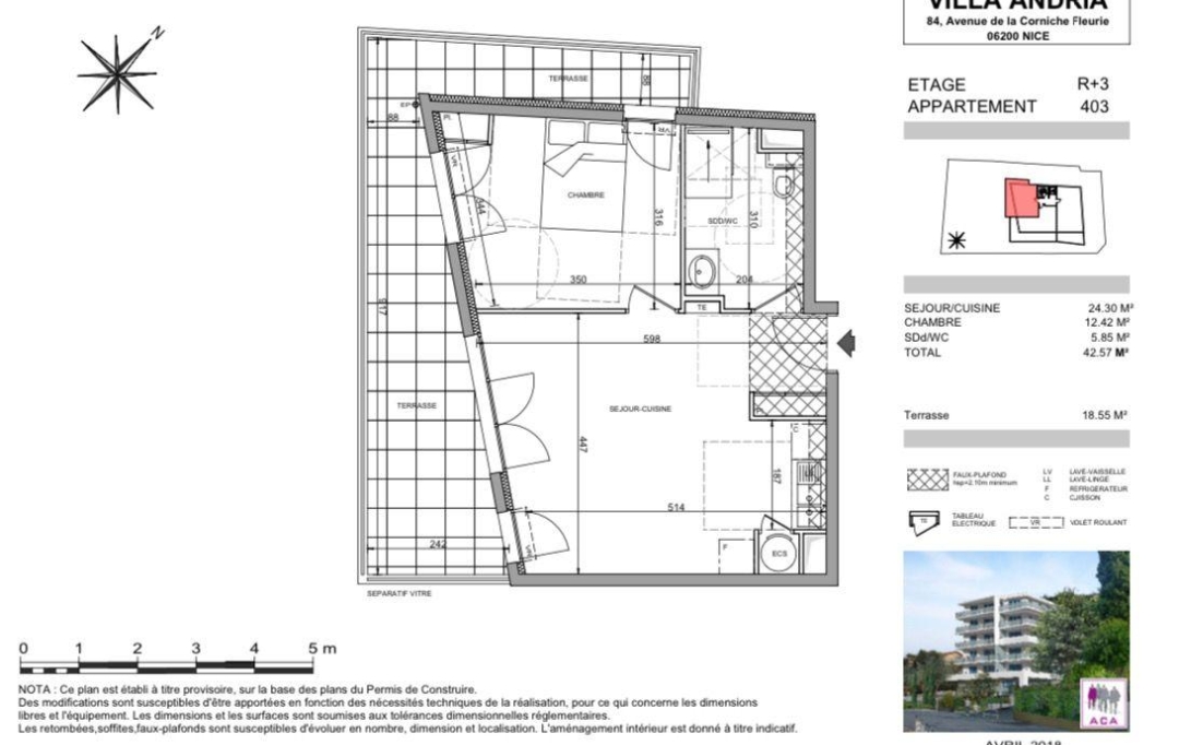 AGENCE IMMOBILIERE DE L'HOTEL DE VILLE : Appartement | NICE (06000) | 42 m2 | 472 000 € 